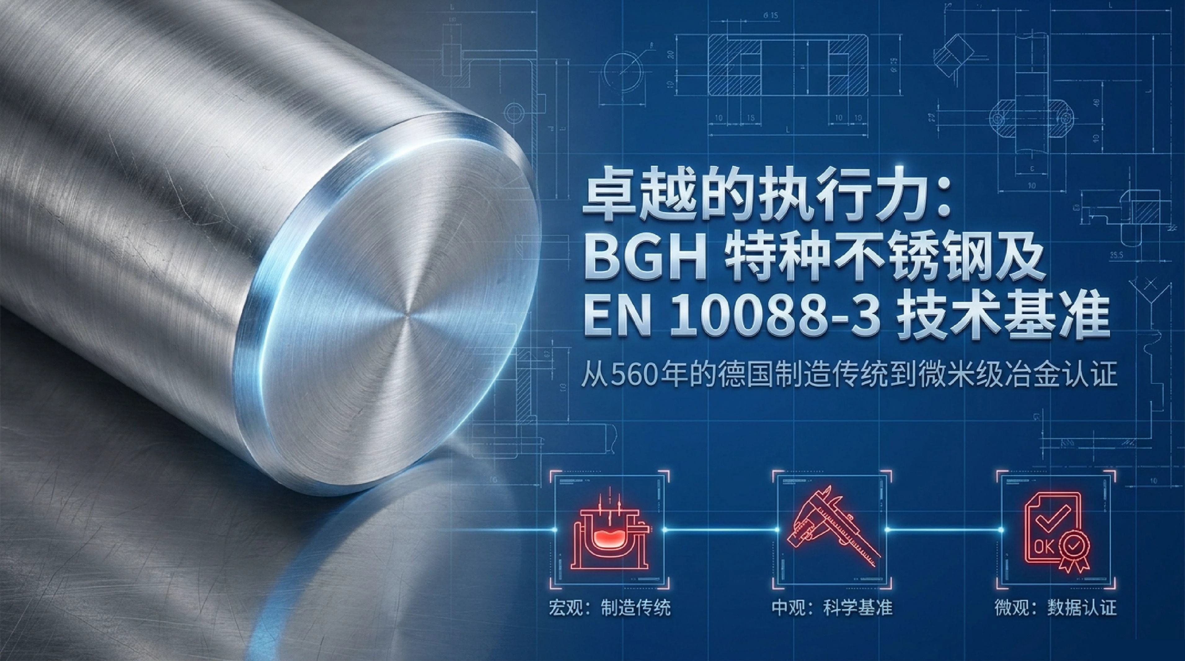 BGH 1.4122 不锈钢圆棒